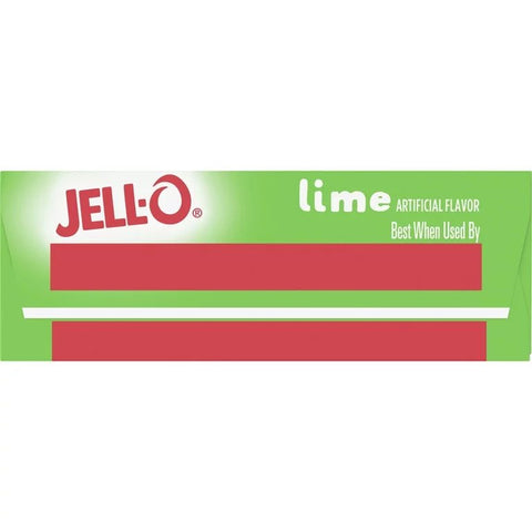 JELL-O GELATIN DESSERT MIX 3OZ - LIME - Uplift Things