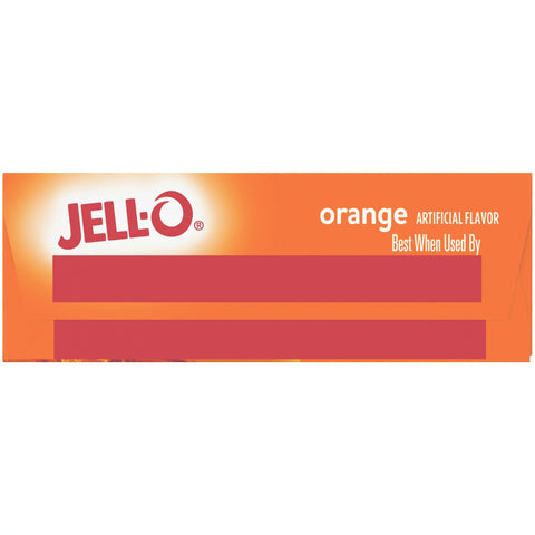 JELL-O GELATIN DESSERT MIX 3OZ - ORANGE - Uplift Things