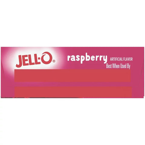 JELL-O GELATIN DESSERT MIX 3OZ - RASPBERRY - Uplift Things