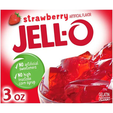 JELL-O GELATIN DESSERT MIX 85G - STRAWBERRY - Uplift Things