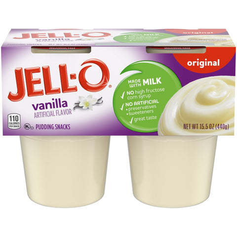 JELLO CHEESECAKE 4PCS - VANILLA - Uplift Things