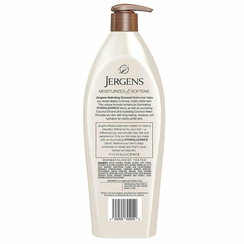 JERGENS LOTION 16.8OZ - HYDRATING COCONUT - Uplift Things