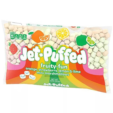 JET PUFFED MARSHMALLOWS 10 OZ - FRUITY FUN - Uplift Things