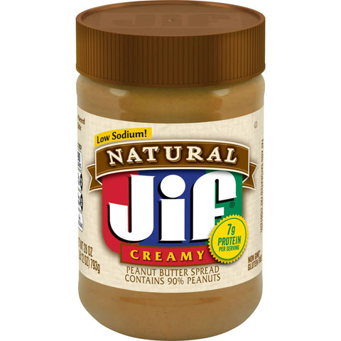 JIF CREAMY NUT BUTTER 28OZ - Uplift Things