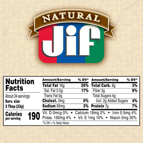 JIF CREAMY NUT BUTTER 28OZ - Uplift Things