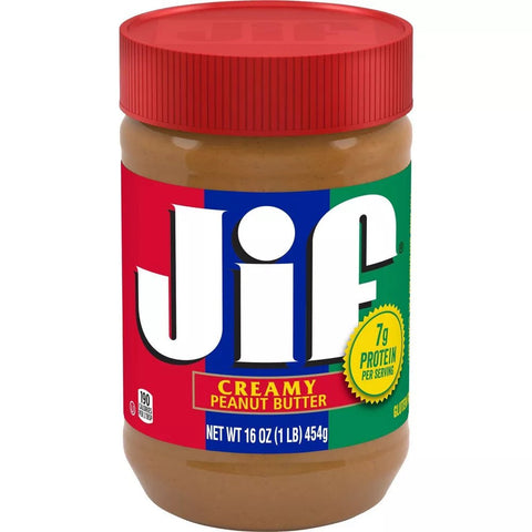 JIF CREAMY PEANUT BUTTER 16OZ - Uplift Things