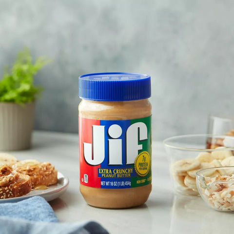 JIF CRUNCHY PEANUT BUTTER 16OZ - Uplift Things