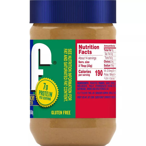 JIF CRUNCHY PEANUT BUTTER 16OZ - Uplift Things