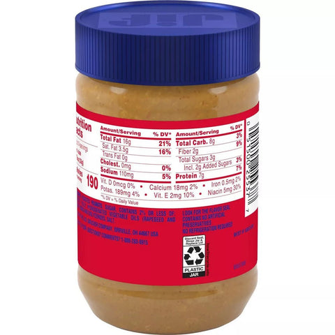 JIF CRUNCHY PEANUT BUTTER 16OZ - Uplift Things