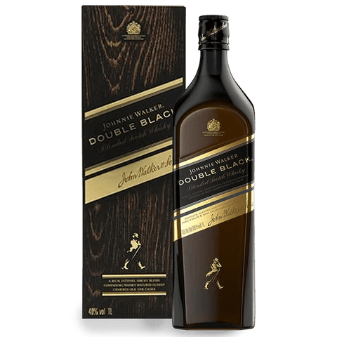 JOHNNIE WALKER WHISKY 1L - DOUBLE BLACK - Uplift Things