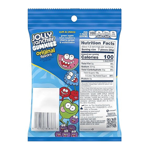 JOLLY RANCHER GUMMIES 5OZ - ORIGINAL - Uplift Things