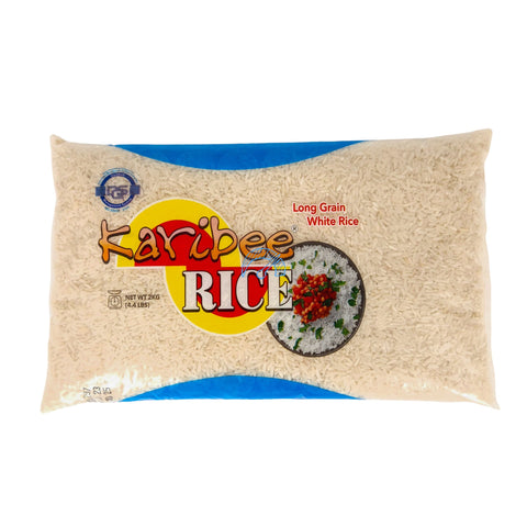 KARIBEE WHITE RICE 2KG - Uplift Things