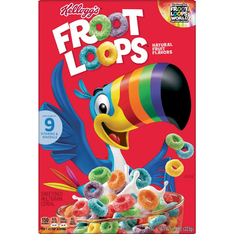 KELLOGG'S FROOT LOOPS 7.9 OZ - Kurt Supermarket