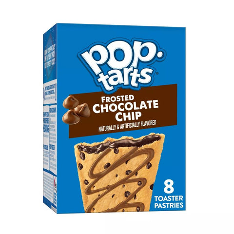 KELLOGGS POP TARTS 13.5 OZ - FROSED CHOCOLATE CHIP - Uplift Things