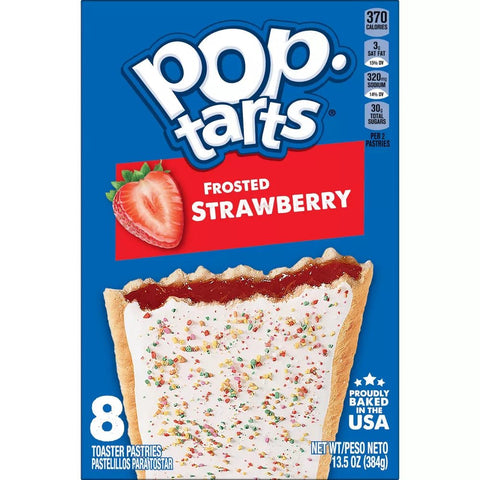 KELLOGGS POP TARTS 13.5 OZ - FROSTED STRAWBERRY - Uplift Things