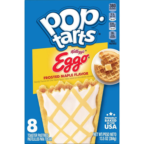 KELLOGG'S POP TARTS 13.5OZ - FROSTED MAPLE FLAVOUR - Uplift Things