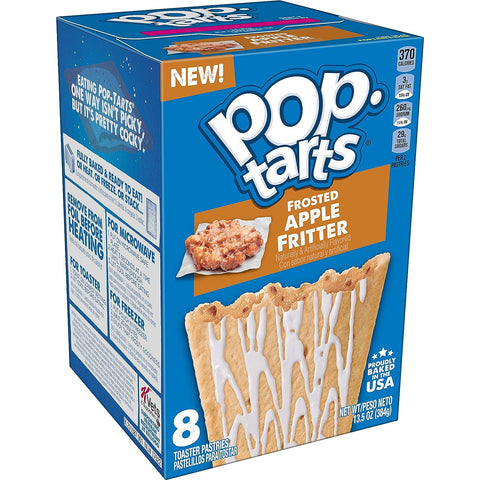 KELLOG'S POPTART 13.5 OZ - FROSTED APPLE FRITTER - Uplift Things