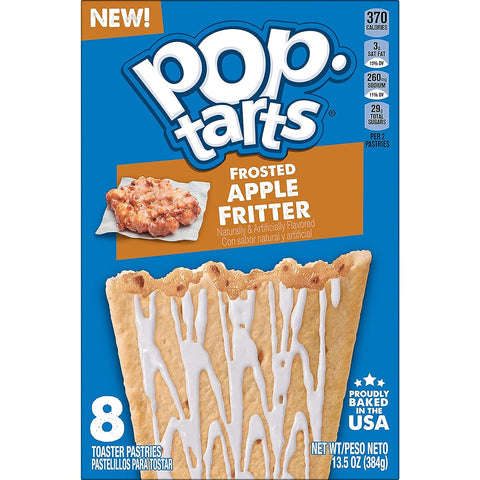 KELLOG'S POPTART 13.5 OZ - FROSTED APPLE FRITTER - Uplift Things