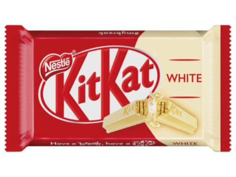 KITKAT WHITE CHOCOLATE BAR 41.5G - Uplift Things