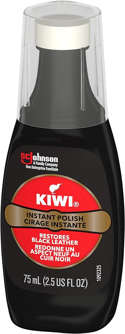 KIWI BLACK SHOE POLISH LIQUID 2.5OZ - Uplift Things