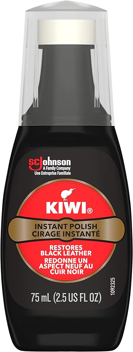 KIWI BLACK SHOE POLISH LIQUID 2.5OZ - Uplift Things