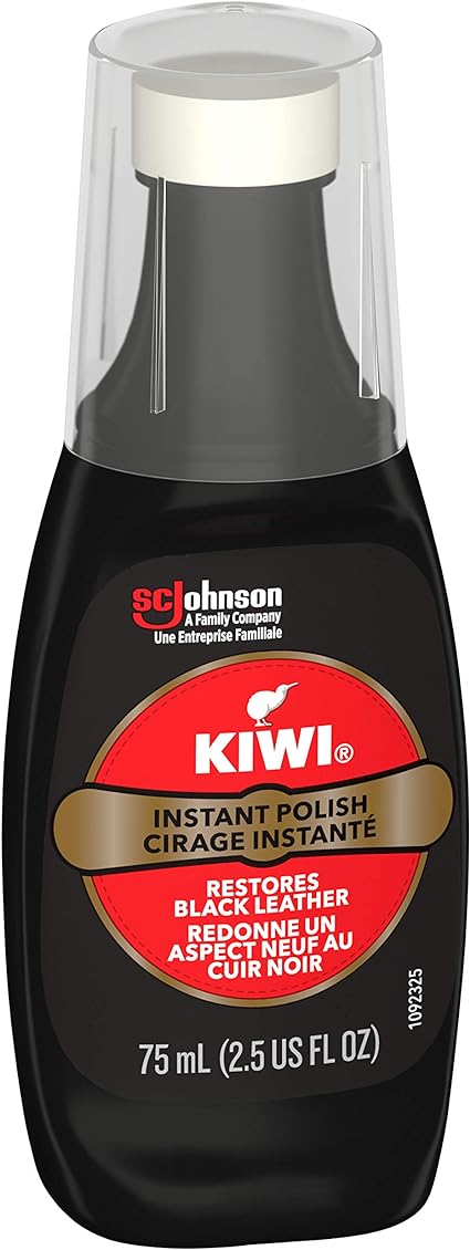 KIWI BLACK SHOE POLISH LIQUID 2.5OZ - Uplift Things