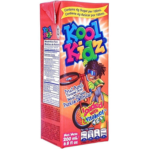 KOOL KIDZ JUICE DRINK 200ML - FRUIT PUNCH - Uplift Things