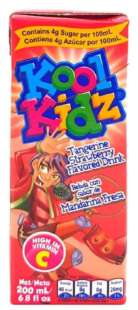 KOOL KIDZ JUICE DRINK 200ML - TANGERINE & STRAWBERRY - Uplift Things