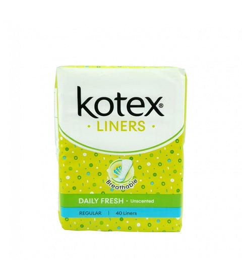 KOTEX PANTY LINERS 40PCS - REGULAR - Uplift Things