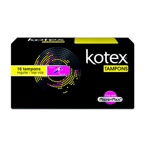 KOTEX TAMPONS REGULAR 16PCS - Uplift Things