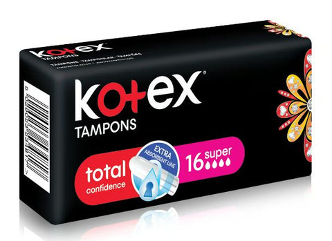 KOTEX TAMPONS SUPER 16PCS - Uplift Things