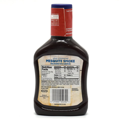 KRAFT BARBECUE SAUCE 18OZ - MESQUITE SMOKE - Uplift Things