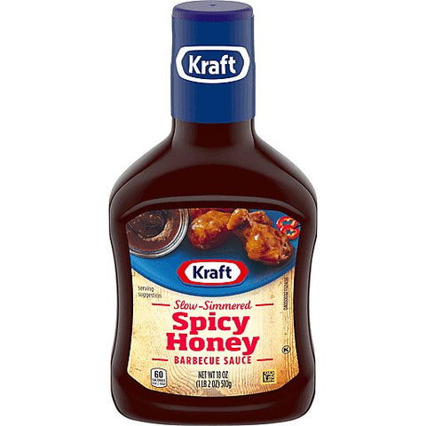 KRAFT BARBECUE SAUCE 18OZ - SPICY HONEY - Uplift Things