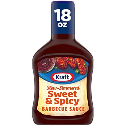 KRAFT BBQ SAUCE 18OZ - SWEET & SPICY - Uplift Things