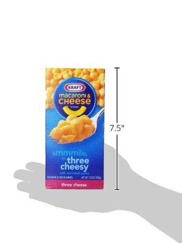 KRAFT MACARONI & CHEESE 7.25 OZ - THREE CHEESE - Uplift Things