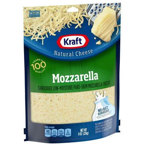 KRAFT MOZZARELLA CHEESE 8OZ - Uplift Things