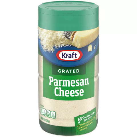 KRAFT PARMESAN CHEESE 8OZ - Uplift Things