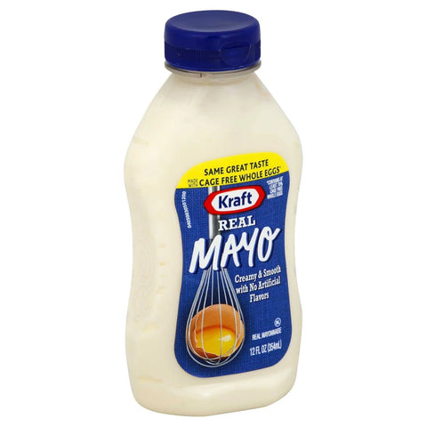 KRAFT REAL MAYO 12OZ - Uplift Things