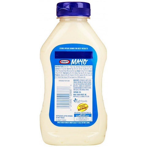 KRAFT REAL MAYO 12OZ - Uplift Things