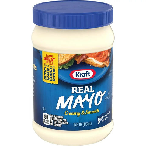 KRAFT REAL MAYONNAISE 15OZ - Uplift Things