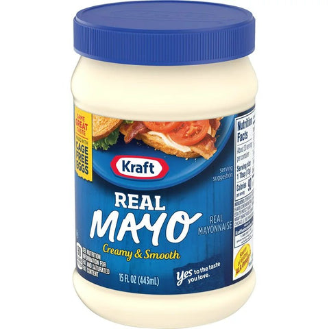 KRAFT REAL MAYONNAISE 15OZ - Uplift Things