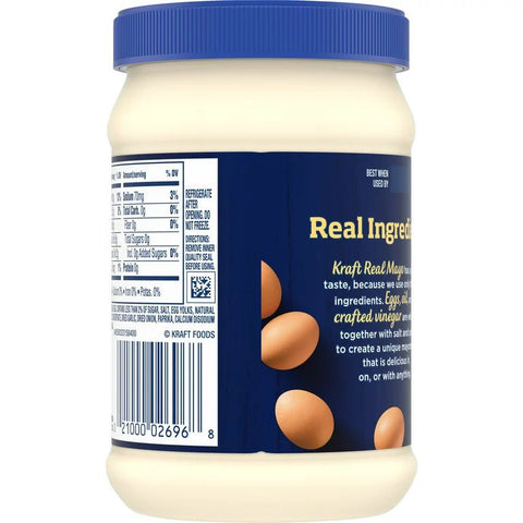 KRAFT REAL MAYONNAISE 15OZ - Uplift Things