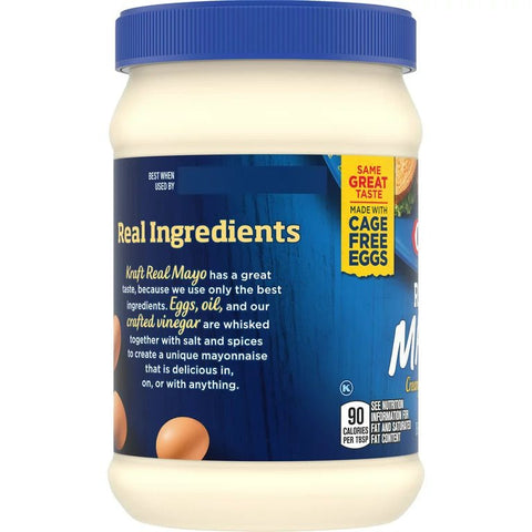 KRAFT REAL MAYONNAISE 15OZ - Uplift Things