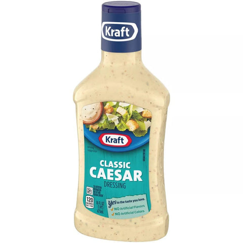 KRAFT SALAD DRESSING 16 OZ - CLASSIC CAESER - Kurt Supermarket