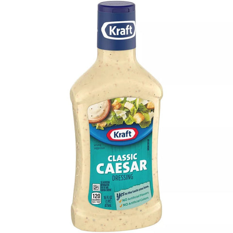 KRAFT SALAD DRESSING 16 OZ - CLASSIC CAESER - Kurt Supermarket