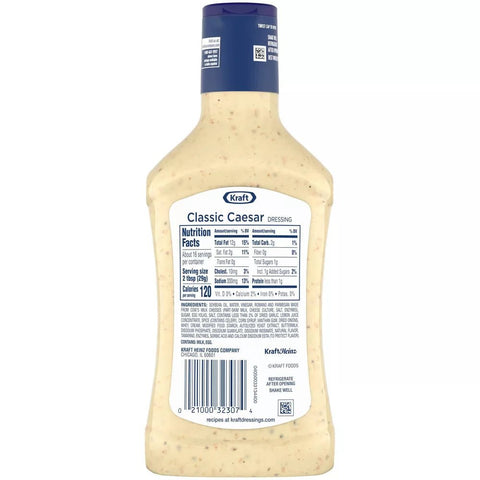 KRAFT SALAD DRESSING 16 OZ - CLASSIC CAESER - Kurt Supermarket