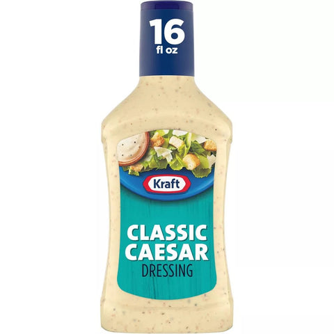 KRAFT SALAD DRESSING 16 OZ - CLASSIC CAESER - Kurt Supermarket