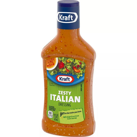 KRAFT SALAD DRESSING 16 OZ - ZESTY ITALIAN - Uplift Things