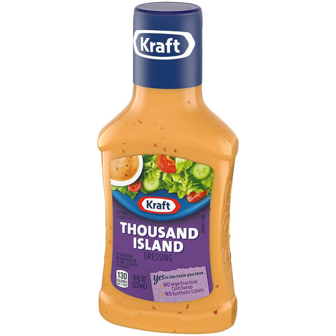 KRAFT SALAD DRESSING 8OZ - THOUSAND ISLAND - Uplift Things