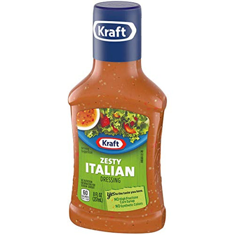 KRAFT SALAD DRESSING 8OZ - ZESTY ITALIAN - Uplift Things